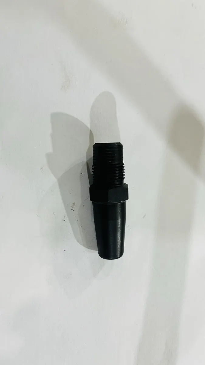 Steel tapered plug — Turned & threaded, black-oxide finish